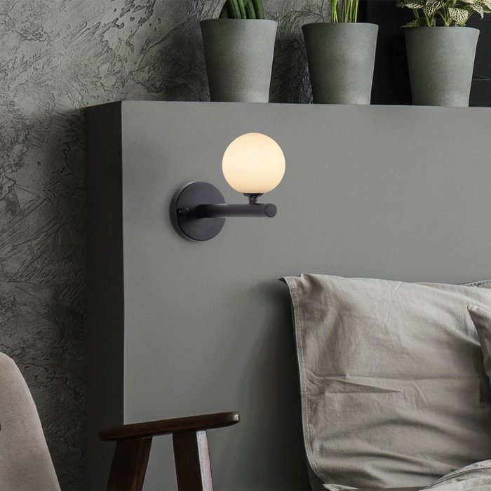 Opviq Domino - 11033 Lámpara de pared Blanco y Negro Opviq Domino - 11033 Lámpara de pared Blanco y Negro